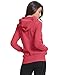 StyleDome Women's Cotton High Collar Hoodies Long Sleeve Sweatshirt Pullover Coat Pink US 16