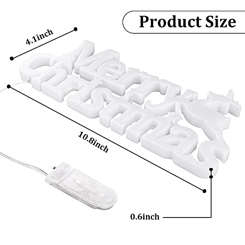 Christmas Hanging Ornaments, Gukkilz Personalized Ornaments with Warm White Lights for Christmas Party and Xmas Tree Decoration