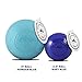 Rocco & Roxie Dog Toys Balls - Tough Nearly Indestructible Toy for All But the Most Aggressive Chewers - Balls for Large and Small Dogs - Made in USA (Powder Blue 4 inch ball)
