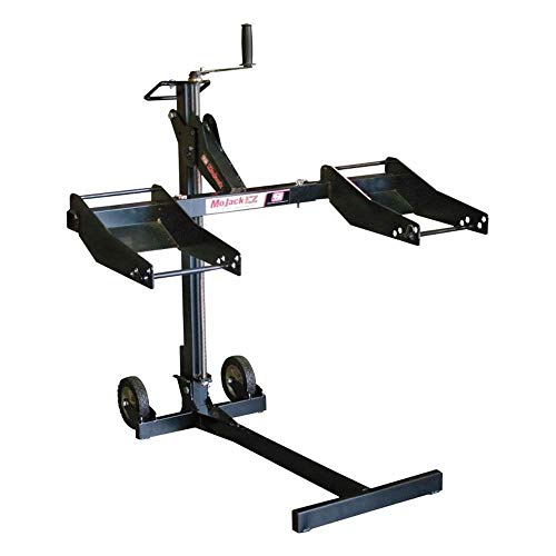 MoJack EZ - Residential Riding Lawn Mower Lift, 300lb Lifting Capacity, Fits Most Residential & Zero Turn Riding Lawn Mowers, Folds Flat for Easy Storage, Industry Leading Two-Year Warranty
