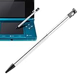 Insten Metal With Black Cap Retractable Stylus For Nintendo 3DS (NOT COMPATIBLE with 3DS XL, NEW 3DS, DSi, 2DS)