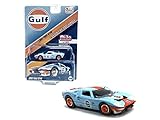 1965 Ford GT40 Gulf #6 Limited Edition to 3600 pieces 1/64 Diecast Model Car by Autoworld CP7483