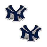 MLB New York Yankees Sports Team Logo Post Stud Earring Charm Gift Set