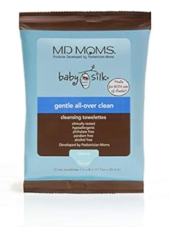 UPC 854338001181 product image for Baby Wipes by MD Moms - Eczema Approved Hypoallergenic Cleansing Towelettes for  | upcitemdb.com