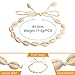 CrazyPiercing Shell Necklace, Cowrie Shell Choker Necklace, Natural Shell necklace for Women Girls, Summer Beach White Velvet Rope Cowrie Shell Necklace Choker, Adjustable Conch Shell Necklace Jewelry