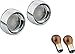 Kuryakyn 2270 Motorcycle Lighting Accessory: Front Turn Signal/Blinker Lights Deep Dish Bezels for Honda, Kawasaki Motorcycles, Amber Bulbs with Smoke Lens, Chrome, 1 Pairthumb 1