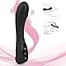 G-Spot Vibrator Rechargeable Dildo 9 Vibrations for Clitoral Vagina Anal Stimulator Waterproof Stimulator Quiet Bendable Massager Ideal Sex Pleasure Toy for Starters, Women, Couples (Black)