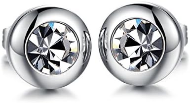 Chralter Exquisite High-end Earring Gold Plated Crystal Jewelry - Clear Iced Out Mini Style Bow Stud Earrings