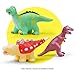 Gizmovine Dinosaur Baby Bath Toys for Toddlers, 12 Pack Bathtub Toys for Boys and Girls, Safe Dinosaur Figures Playset Water Squirts Toys for Bathtub with Bath Toy Organizer
