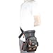 Innturt Nylon Leg Bag Thigh Bag Leg Pouch Fanny Pack Tactical Bag Shoulder Messenger Bag Gray