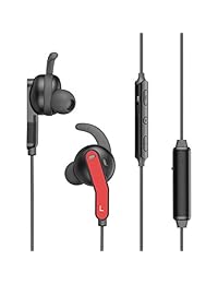 Auriculares con cancelación activa de ruido, auriculares con correa para el cuello con Bluetooth AKAMATE V4.2 Hasta 92  (22dB) Auriculares inalámbricos en la oreja ANC Auriculares deportivos magnéticos con micrófono, Estéreo HD para graves profundos, 8 ho