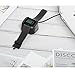 Soulen Replacement for Versa Charger, USB Charging Dock for Versa Smart Watch Not for Versa 2(1-Pack,Black) Small (3.3FT) (1m)