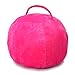 ddmy import inc Stuffed Animal Storage Bean Bag Pink Extra Large 38 Inch Size Extra Soft Perfect Storage Solution For Kids Stuffed Animals Toys Or Household Supplies Kids Organizer
