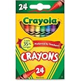 Health and Beauty Classic Color Crayons, Peggable Retail Pack, 24 Colors Book