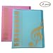 WOGOD Music Sheet File Paper Documents Storage 2 Pack Folder Holder Plastic.A4 Size,40 Pockets