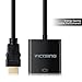 VicTsing 1080P HDMI Male to VGA Female Video Converter Adapter Cable for PC Laptop HDTV Projectors and Other HDMI Input Devices