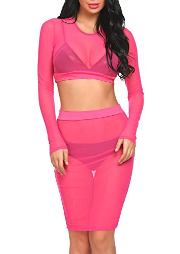 ADOME Sexy Erotik Negligee Dessous Set Reizvolle Transparent Lingerie Nacht Wäsche Reizwäsche Babydoll Sleepwear… – Bild 3