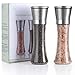 T·G·Y Salt and Pepper Grinder Set Tall Salt and Pepper Shakers Adjustable Stainless Steel Pepper Mill Salt Mill
