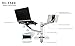 Mount-It! Laptop Mount, Tablet Holder and Computer Monitor Desk Stand, Three In One Combo Design Fits 7 – 10 Tablets, 13 to 32 inch Displays, up to 15.6 Inch Laptops, VESA Compatible (MI-3389)thumb 4