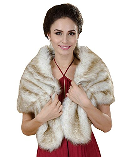 Elegant handmade premium faux fox fur casual, party/eve…