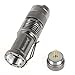 Securitying 3.5W 300 Lumens Mini XPE Q5 Zoomable LED Flashlight Adjustable Focus Portable LED Light Lamp Flashlight Torch - Silver