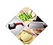 Knife Sharpener, Professional Kitchen Knife Sharpener by Yoyamo, 2 Stage Diamond Coated Sharpening Wheel System