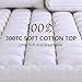MINCOCO Ultra Thick(500GSM) Cotton Queen Mattress Pad - Deep Pocket Mattress Cover (8