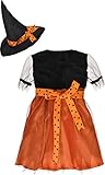 ZOEREA Girls Witch Costume Accessory Fairy Halloween Cosplay Party Fancy Dress