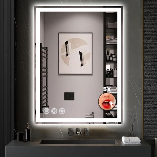 LED Bathroom Mirror with 3 Color Modes