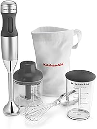 KitchenAid KHB2351CU 3-Speed Hand Blender - Contour Silver