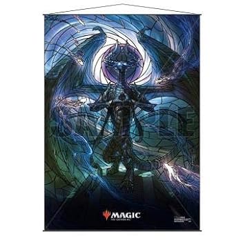 Ultra Pro Wall Scroll Stained Glass Nicol Bolas Dragon God Amazon In Toys Games