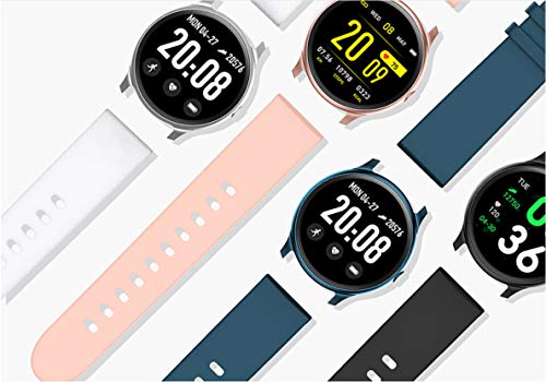 Fitness Tracker Watch with Heart Rate Blood Oxygen Monitor Pedometer,Step Calorie Sleep Monitor Music Control,Waterproof Activity Tracker with Sleep Monitor (Black)