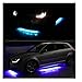 IMAGE® 7 Color 4pcs LED Under Auto Car Underglow System Neon Lights Kit Strip with Wireless Remote Control 2 x 24 & 2 x 36