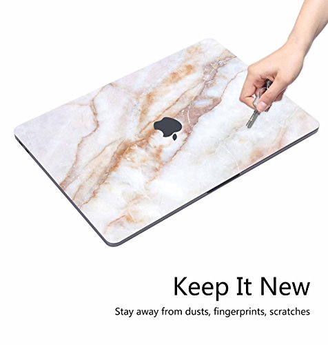 Digi-Tatoo Vanllia Marble MacBook Skin Decal Cover for MacBook Pro 15 inch (w/CD-Drive, Model A1286), Full Body Protective, Removable and Anti-Scratch Vinyl Skin