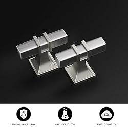homdiy 25 Pack Kitchen Cabinet Knobs Brushed Nickel