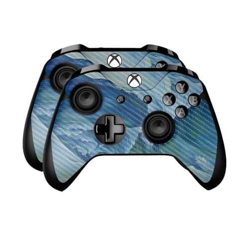Carbon Fiber Skin Compatible with Microsoft Xbox One Controller (2 Pack) - Perf…