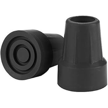 Drive Medical Crutch Tips, Black, 7/8 Inch