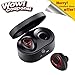 Wireless Earbuds Bluetooth Headphones with Mic in-Ear Noise Cancelling Earphone HD Stereo Sweatproof Headsets for iPhone Samsung and Smartphones from WOWOGO (K5S-red)