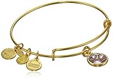 Alex and Ani "Bangle Bar" June Birth Month Gold-Tone Expandable Bracelet
