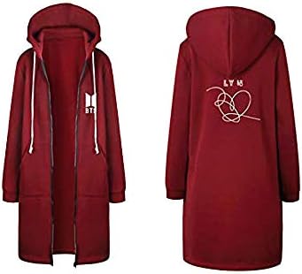 BTS Hoodies Ablum Love Yourself 結 'Answer'Sweatshirt Suga Jimin Jungkook V RM Jimin Long Sweater Jacket Pullover