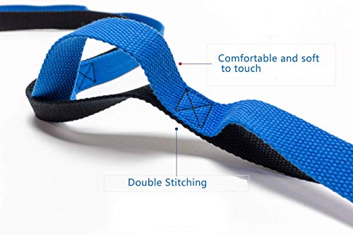 image for KerKoor Yoga Stretch Strap, Multi Loops Adjustable Exercise Band for S