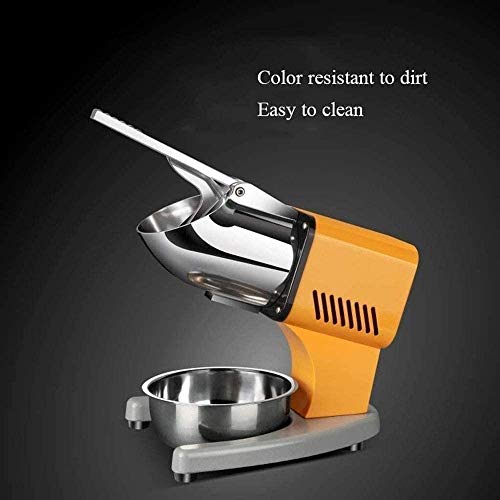 YFGQBCP Elektrischer Ice Shaver, 200W Edelstahl-Schnee-Kegel-Maschine, EIS-Crusher mit sicherem EIN- / Aus-Schalter for… – Bild 3