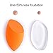 MelodySusie Silicone Makeup Sponges Blender - 2 pack for Gel and Liquid Foundation Flawless BB CC Cream Cosmetic, Application Makeup CosmeticTool