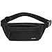 TINYAT Belt Bum Bag Travel Hiking Outdoor Sport Fanny Pack Waist Bag Holiday Money Hip Pouch T251(Black)