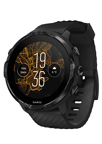 SUUNTO 7 GPS Sports Smartwatch with over 70 sport modes, a wrist-based heart rate monitor, and up to 164' of water resistance