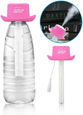 Ashbringer Personal Mini Air Humidifier- Portable Cool Mist Humidifier Diffuser ,Creative Cowboy Hat Design for Travel/Office/Car/Home