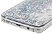 BLLQ Samsung Galaxy S7 Case Floating Liquid Diamond Style , Silver Shiny Flowing Flow Quicksand Sparkle Moving Glitter Liquid Diaomond Case for S7 ,Diamodn Twinkle Silver