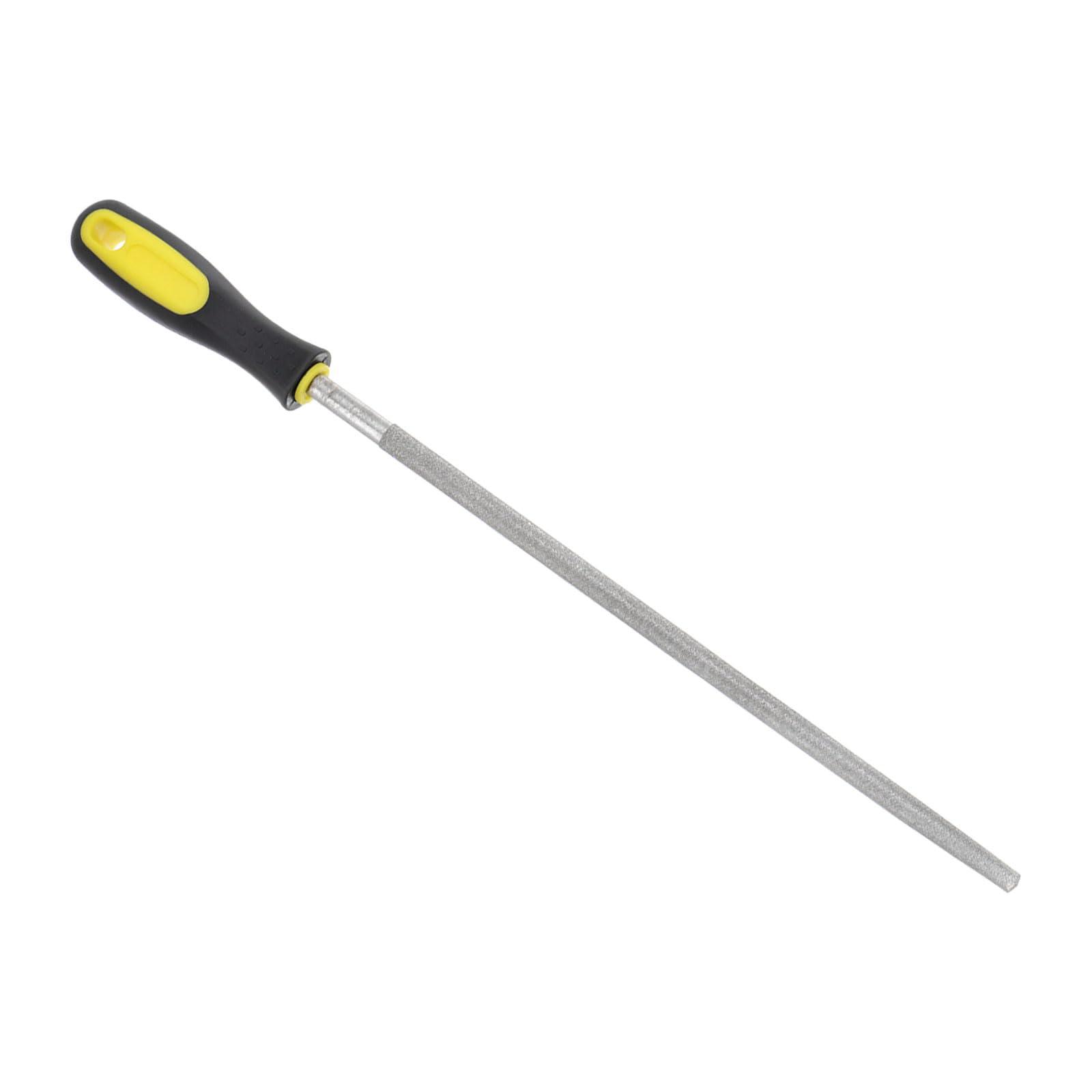 CoCud Diamond Coated Round File, 12 Inch 80 Grits, Diamond Hand Rasp with Non-Slip Handle - (Applications: for Grinding on Glass Stone Marble Rock Bone)
