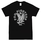 Foo Fighters Linear Eagle Sketch Adult Black