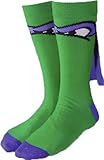 Teenage Mutant Ninja Turtles DONATELLO Purple MASKED CREW SOCKS
